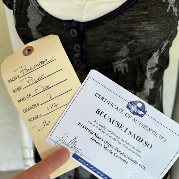 SCREENWORN Piper Perabo Because She Said So American Eagle Urban Outfitters Top - Picture 4 of 5